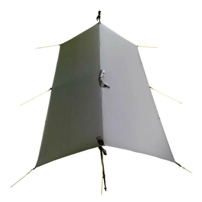 The MLD Pro Poncho in tarp mode.