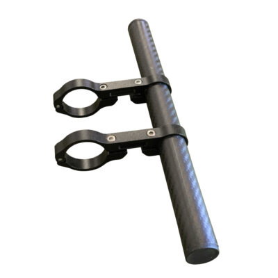 Two Border Bar Clamps on a CF Tube